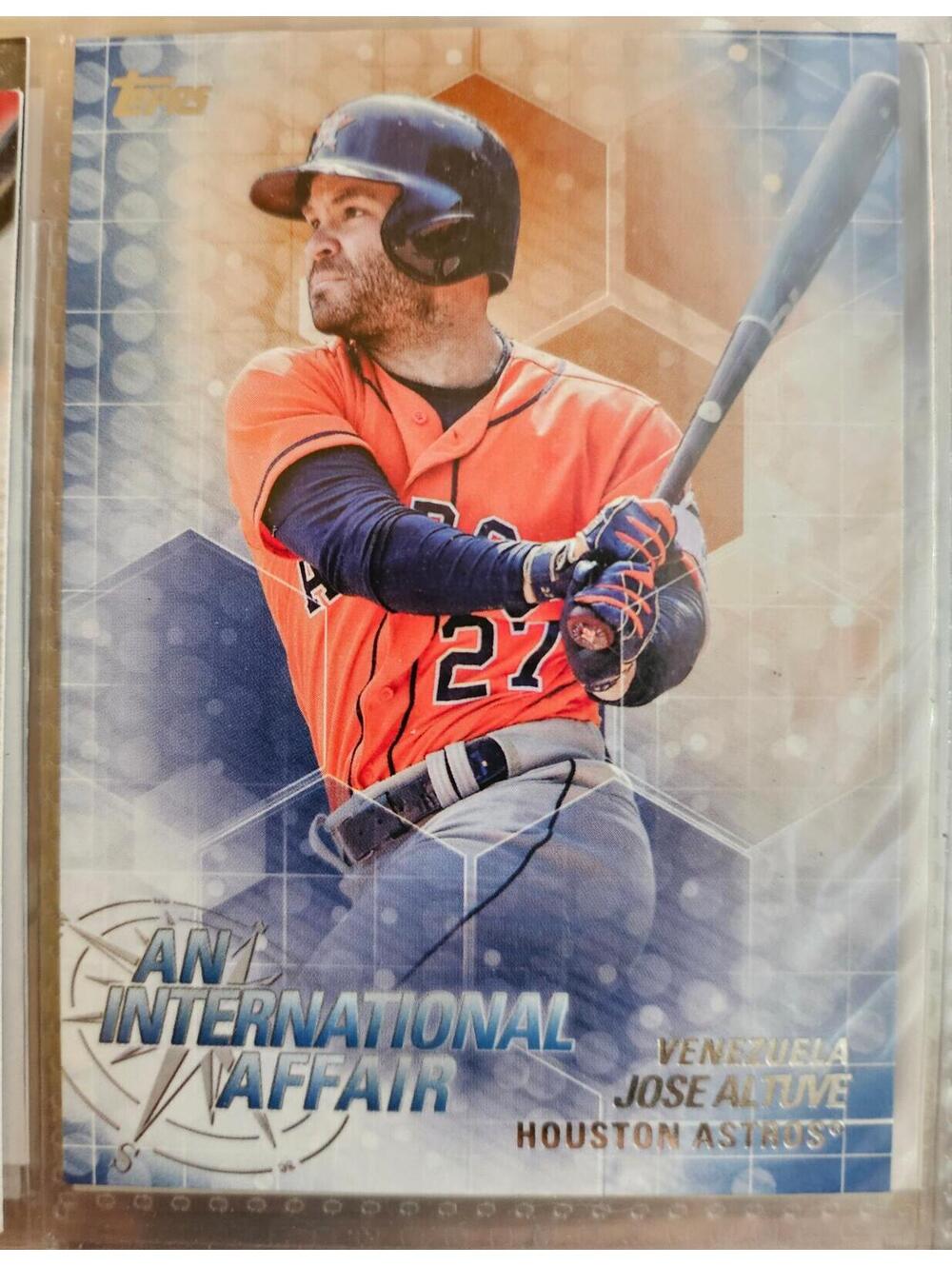 2018 Topps Chrome Update #IA-JA Jose Altuve An International Affair